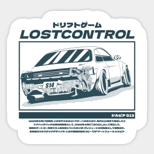 Lost Control Silvia s14 Sticker